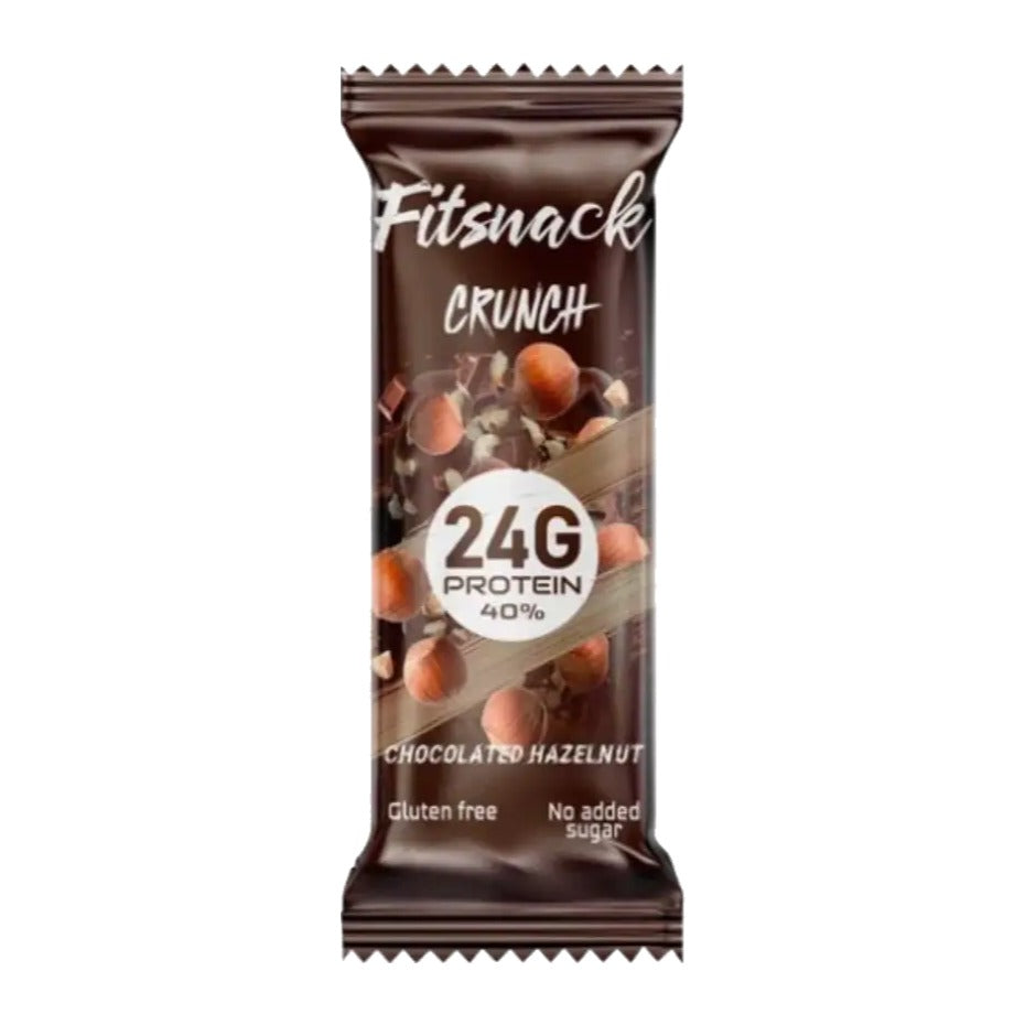 Fitsnack Crunch 24G Protein Bar Chocolate Hazelnut
