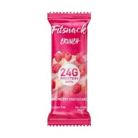 Fitsnack Crunch 24G Protein Bar Raspberry Cheesecake