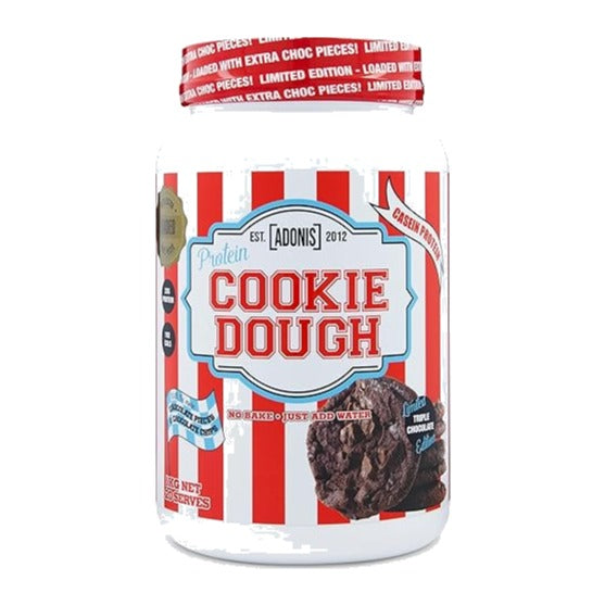 Adonis Cookie Dough 1kg Triple Chocolate tub