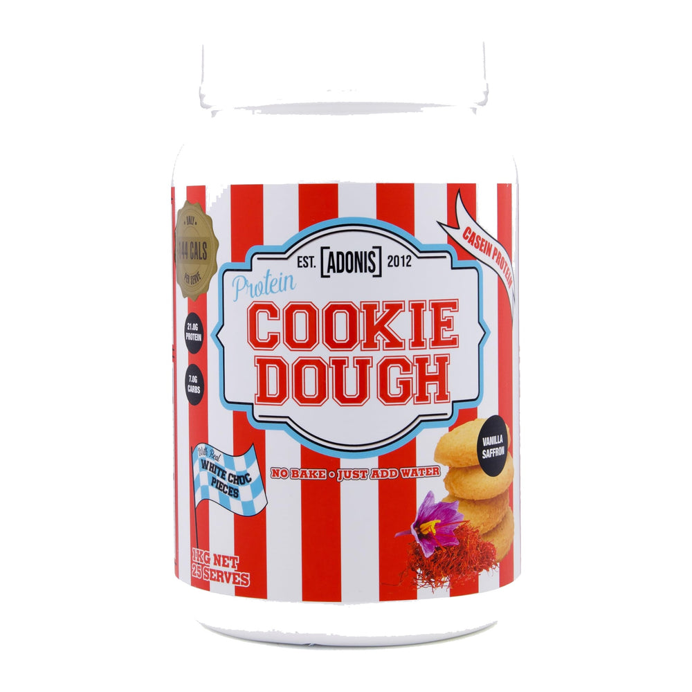Adonis Cookie Dough 1kg Vanilla Saffron tub