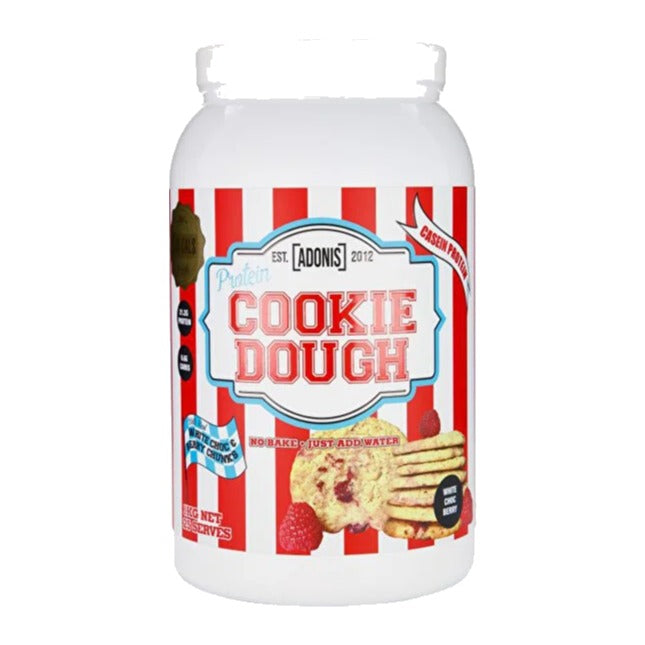 Adonis Cookie Dough 1kg White Chocolate Berry tub