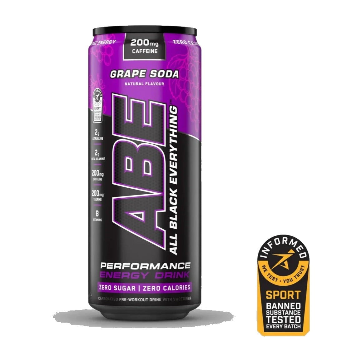 Applied Nutrition ABE Performance Grape Soda 330ml can