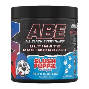 Applied Nutrition ABE Ultimate Pre-Workout Slush Puppie Red and Blue Mix tub
