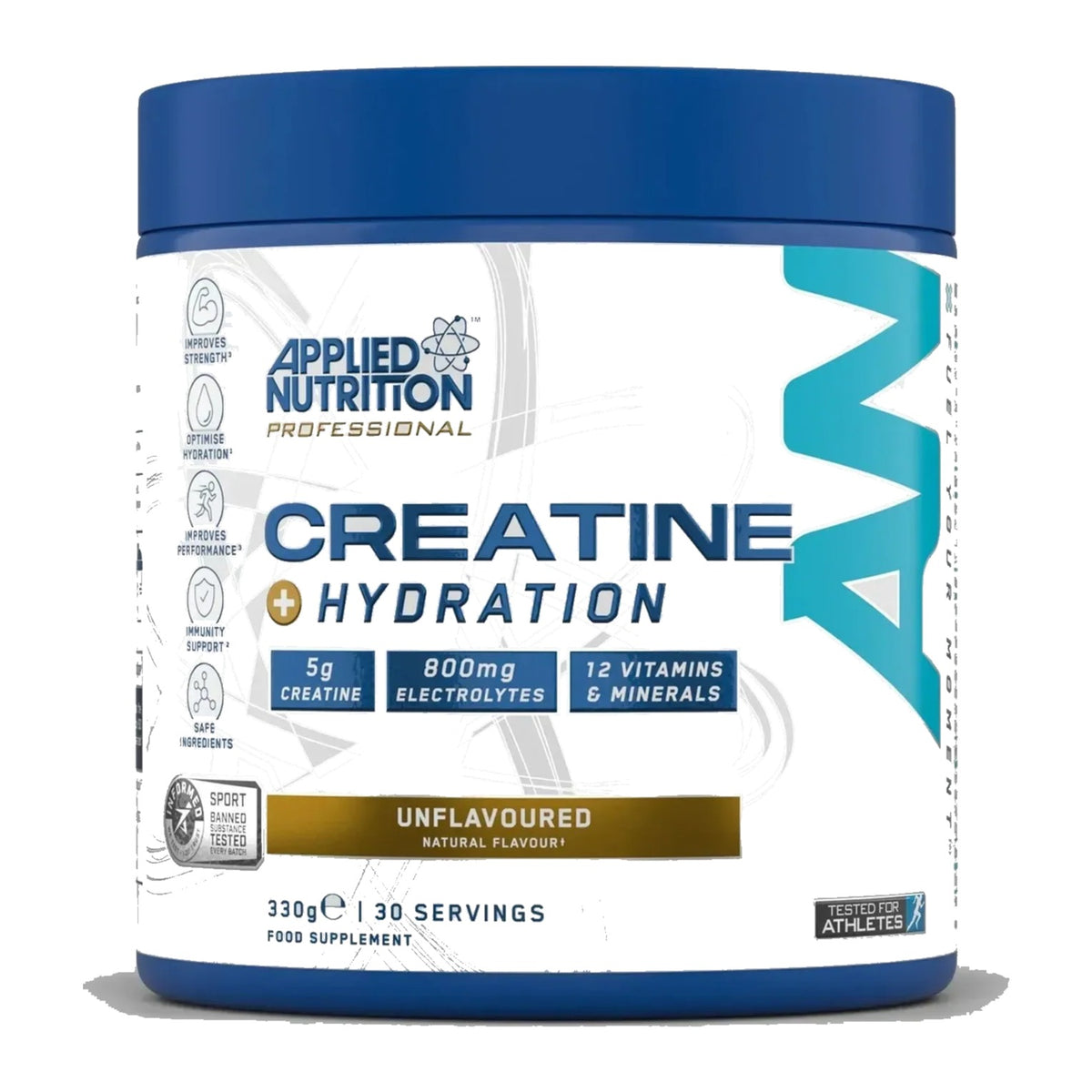 Applied Nutrition Creatine plus Hydration Professional Unflavoured 330g tub