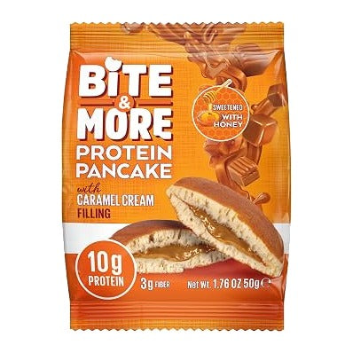 Bite and More Protein Pancake Caramel Cream 50g