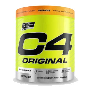 C4 Original Pre-Workout 30 Servings Orange tub