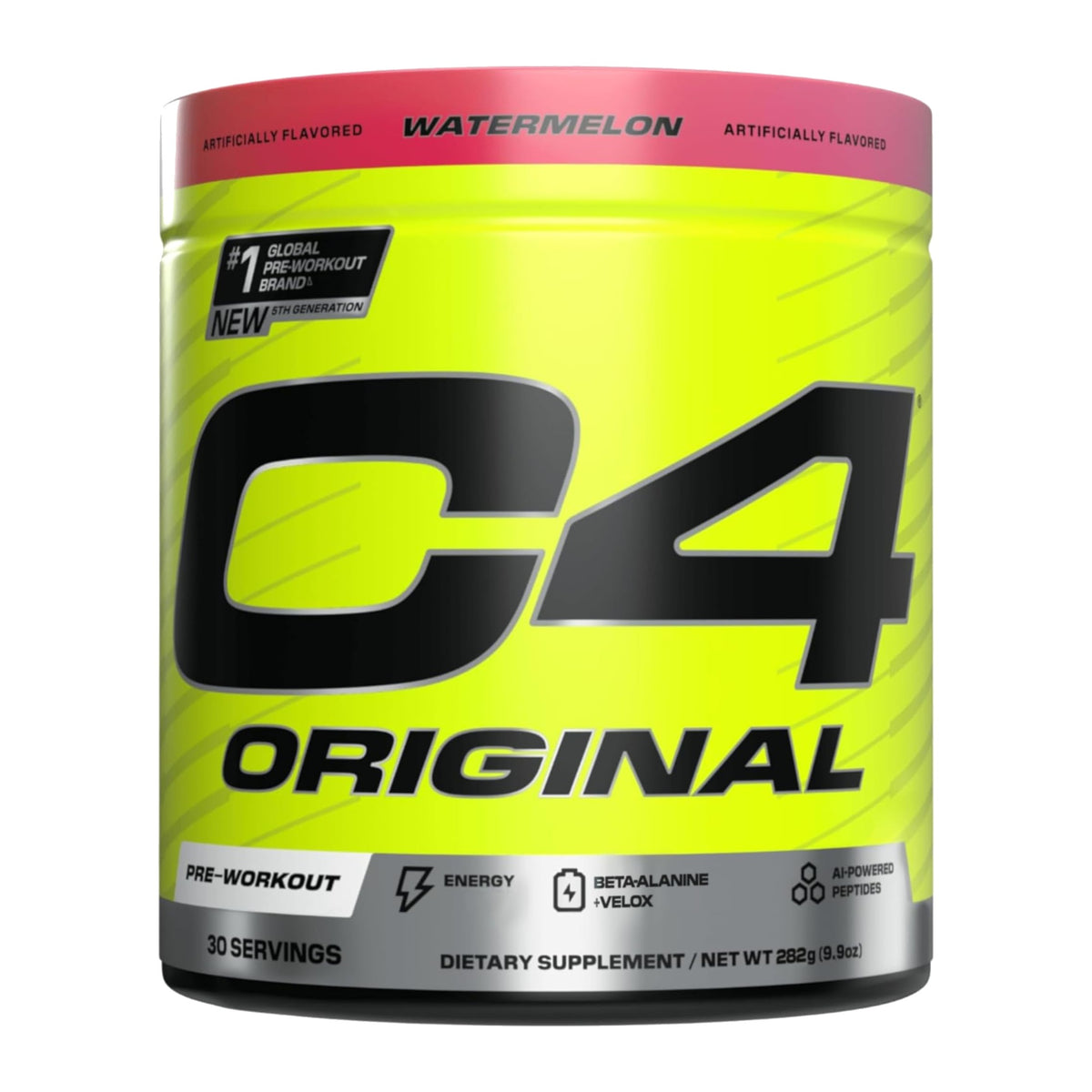 C4 Original Pre-Workout 30 Servings Watermelon tub