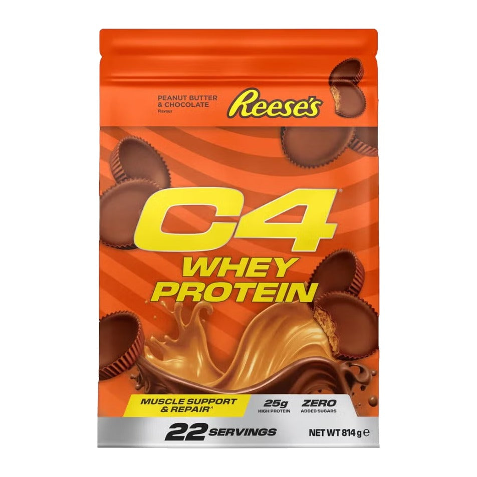 C4 Whey Protein Reese's Peanut Butter Chocolate 22 servings bag