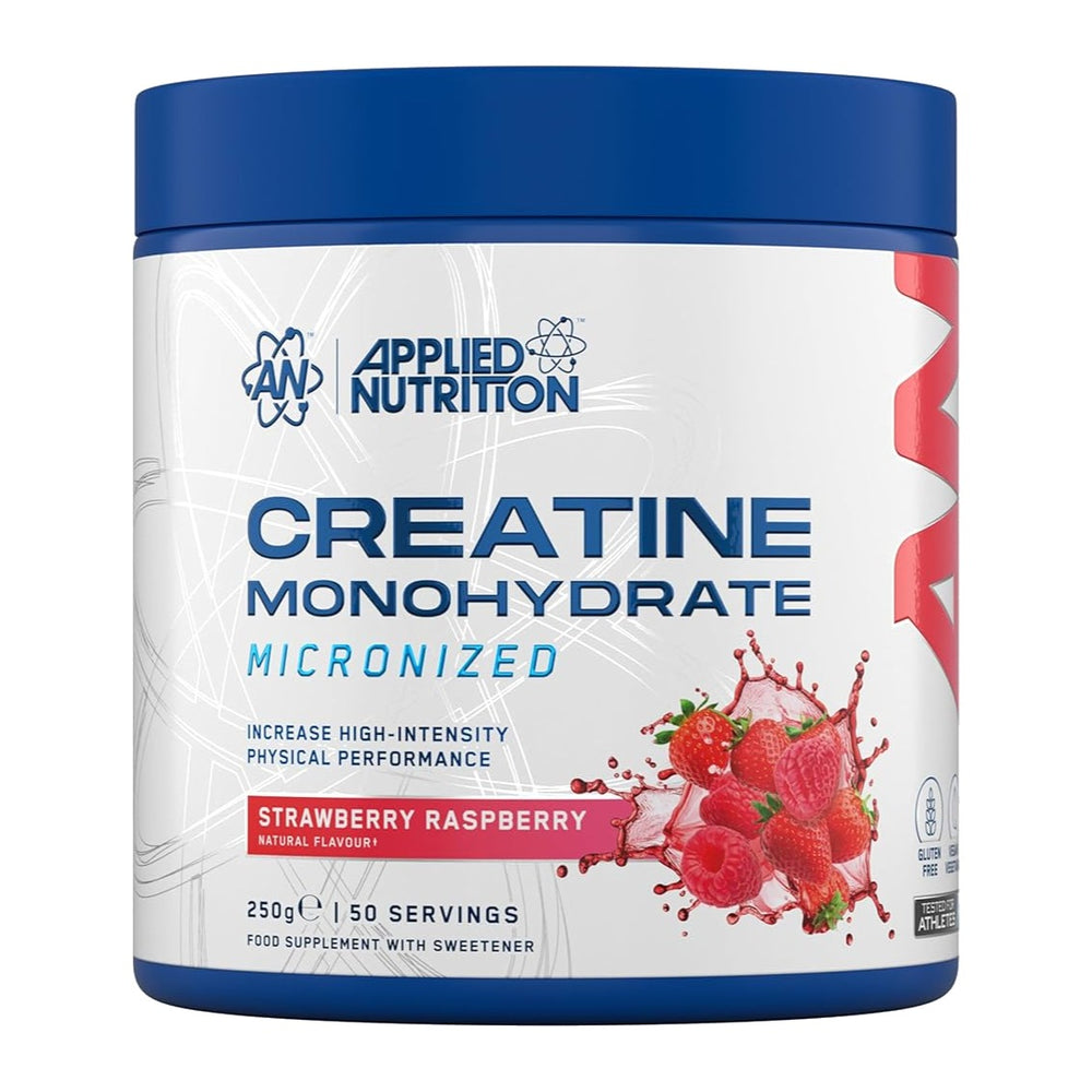 Applied Nutrition Creatine Monohydrate Micronized Strawberry Raspberry 250g tub