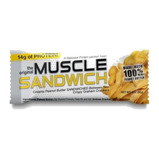 Muscle Sandwich peanut butter protein bar