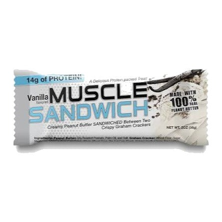 Muscle Sandwich vanilla protein bar