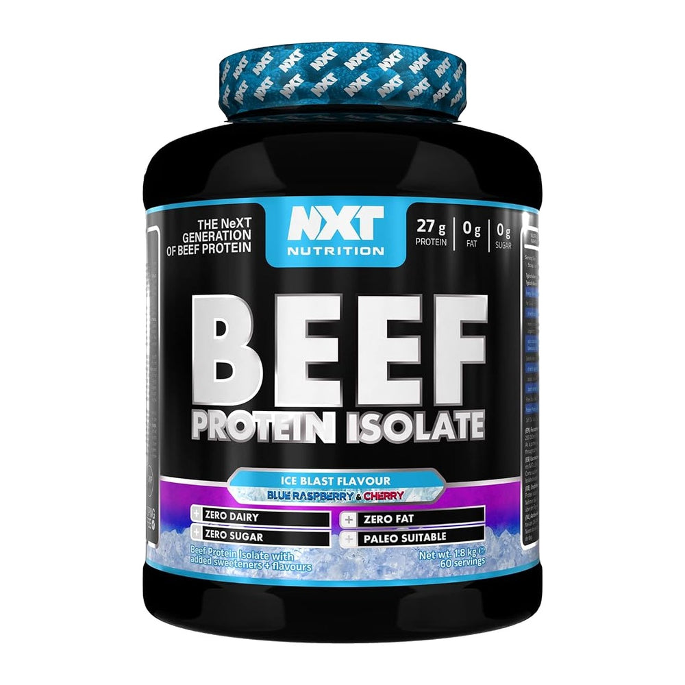 NXT Nutrition Beef Protein Isolate Ice Blast tub
