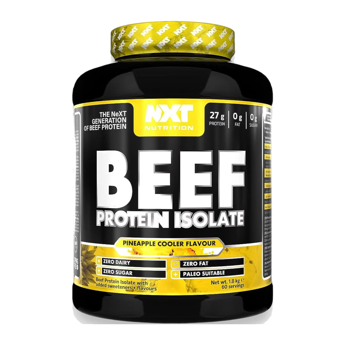 NXT Nutrition Beef Protein Isolate 1.8kg - Pineapple