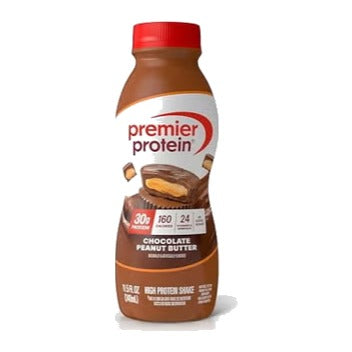 Premier Protein Chocolate Peanut Butter shake bottle