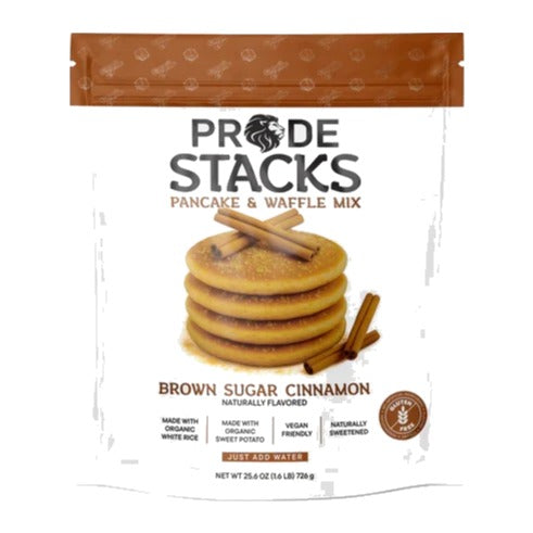Pride Stacks Brown Sugar Cinnamon pancake and waffle mix