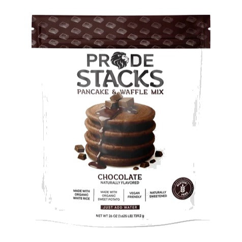 Pride Stacks Chocolate pancake and waffle mix