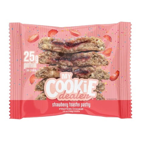 My Cookie Dealer protein cookie strawberry toaster pastry