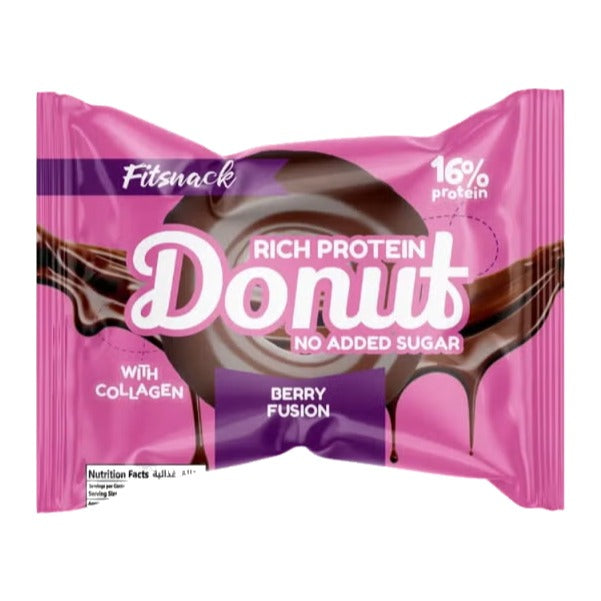 Fitsnack Rich Protein Donut Berry Fusion