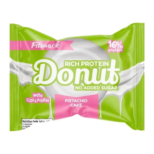 Fitsnack Rich Protein Donut Pistachio Cake