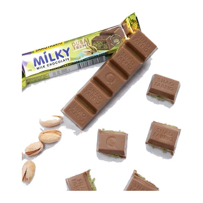 SF Milky Chocolate 34g - Pistachio Kunafa & Crispy Dough
