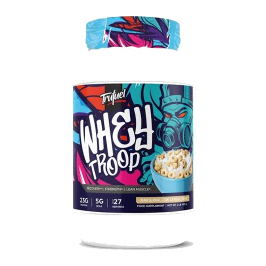 TruFuel Whey Troop Cereal Milk tub